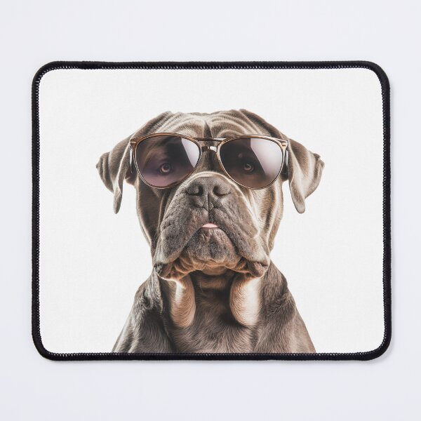 Item preview, Funny cool Neapolitan Mastiff Dog wearing sunglasses designed and sold by LazyOwlStore.