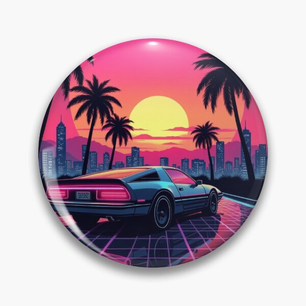 Item preview, Neon Street Racer T-Shirt – Retro 80s Synthwave Aesthetic" designed and sold by Madustoks.