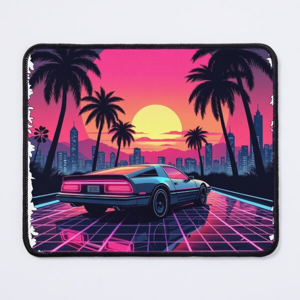 Item preview, Neon Street Racer T-Shirt – Retro 80s Synthwave Aesthetic" designed and sold by Madustoks.