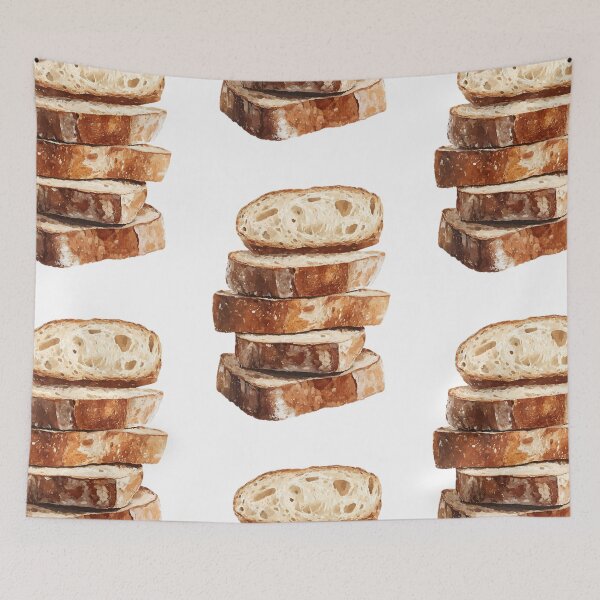 Item preview, Cottagecore Art: Rustic Bread Baking designed and sold by bapupa.