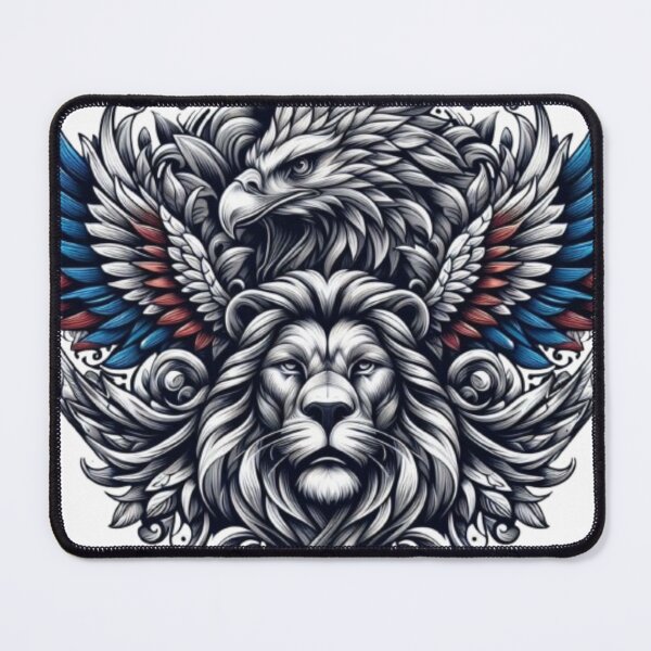 Item preview, Lion & Eagle Drawing designed and sold by kharatsuchita.