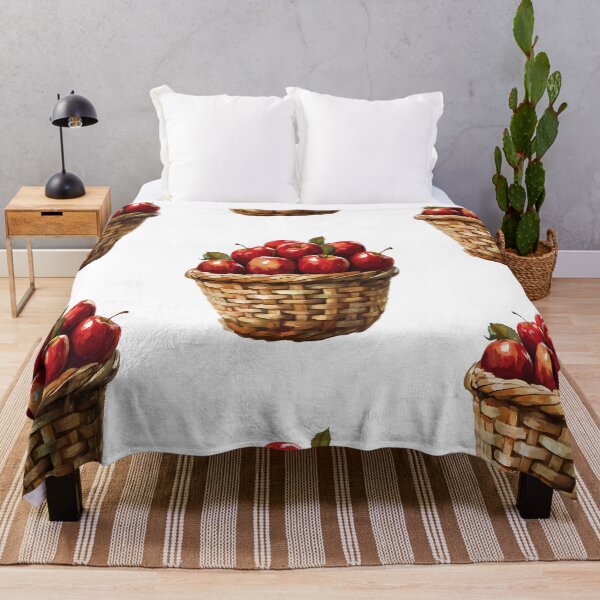 Item preview, Cottagecore Art: Woven Apple Harvest designed and sold by bapupa.