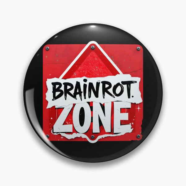 Item preview, Brainrot Zone table - refferring to the now trending Italian Brainrot Memes designed and sold by EmeraldeaArt.