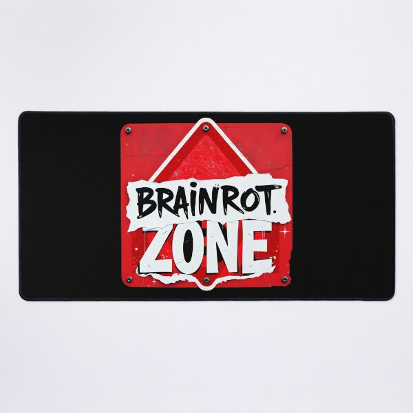 Item preview, Brainrot Zone table - refferring to the now trending Italian Brainrot Memes designed and sold by EmeraldeaArt.