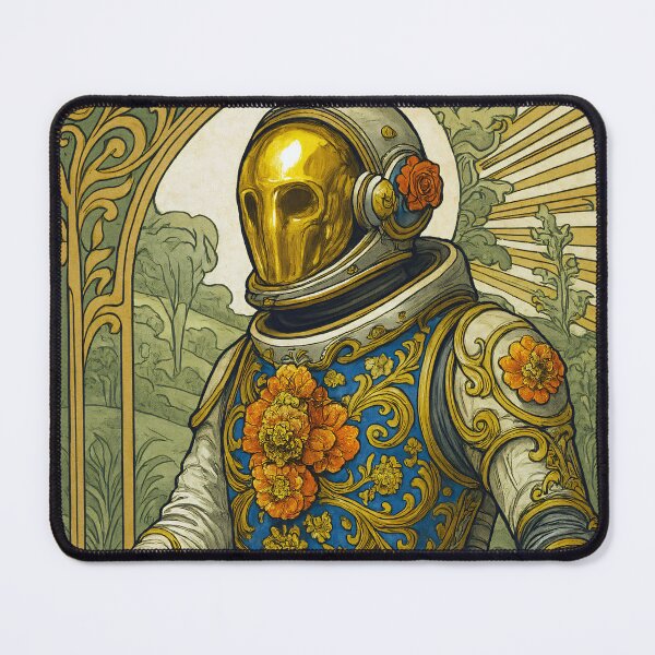 Item preview, Luma-Aurumetica Greets You Alphonse Mucha - Art Nouveau Retrofuturism designed and sold by ScientiaAcLabor.