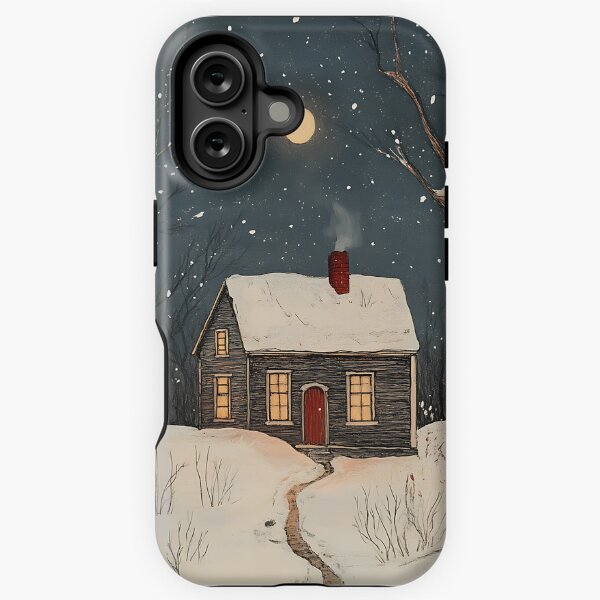 Item preview, Winter Cottagecore: Snowy Cabin Charm designed and sold by bapupa.