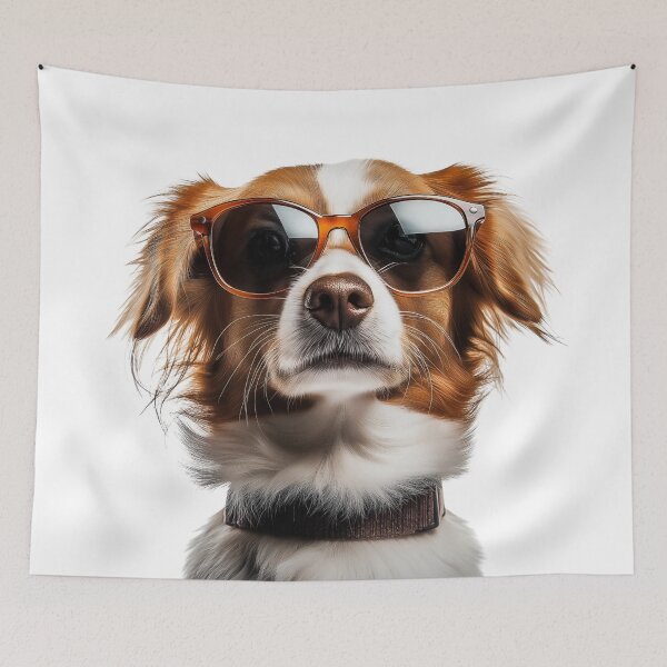 Item preview, Funny cool Kooikerhondje Dog wearing sunglasses designed and sold by LazyOwlStore.