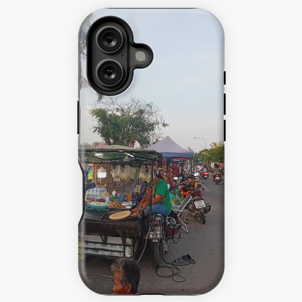 Vista previa del artículo con la obra «Mercado callejero de Waking. En Tailandia.», diseñado y vendido por ruay9999.