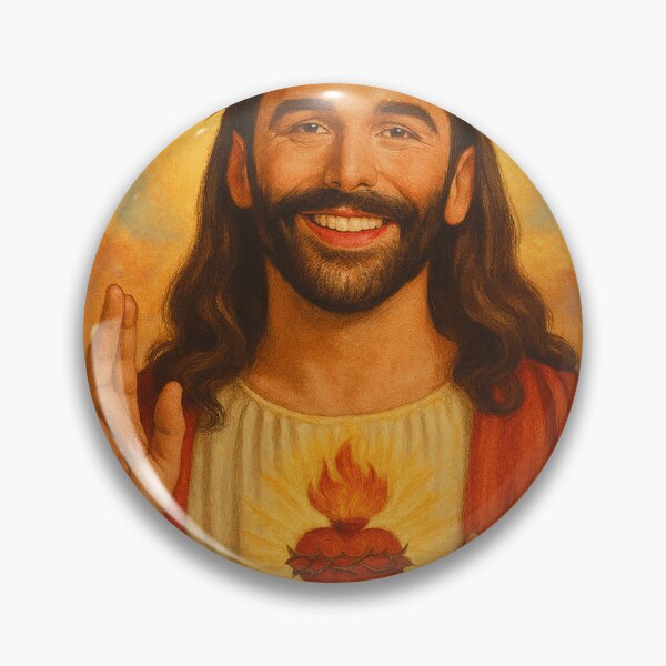 Item preview, Jonathan Van Ness Sacred Heart Happy Easter Jesus designed and sold by Aryabek.