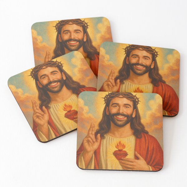 Item preview, Jonathan Van Ness Sacred Heart Happy Easter Jesus designed and sold by Aryabek.