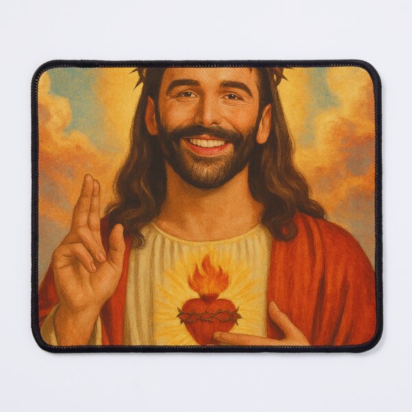 Item preview, Jonathan Van Ness Sacred Heart Happy Easter Jesus designed and sold by Aryabek.