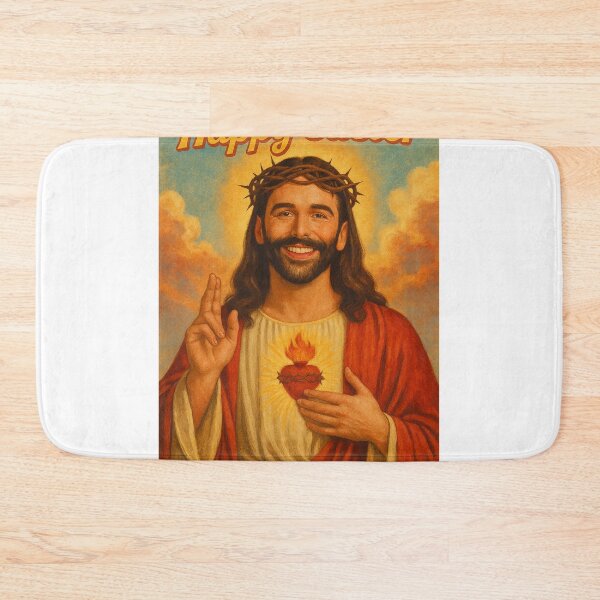 Item preview, Jonathan Van Ness Sacred Heart Happy Easter Jesus designed and sold by Aryabek.
