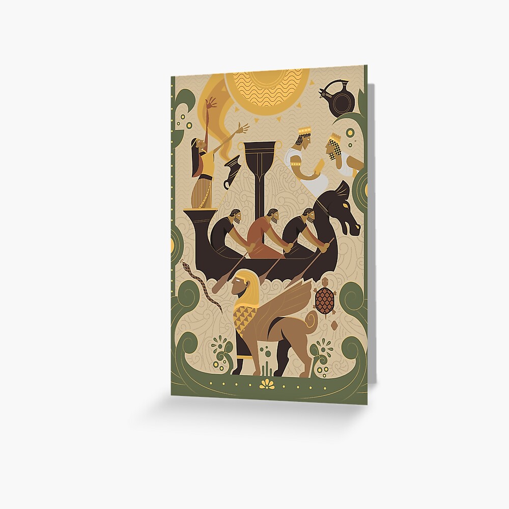 Item preview, Greeting Card designed and sold by TribalCodex.