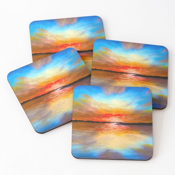 Item preview, The sunset and reflection landscape  designed and sold by Takuma-Art.