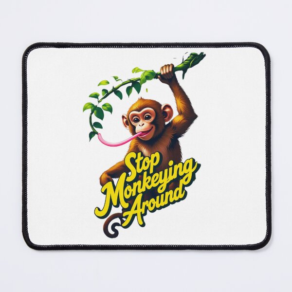 Item preview, Playful Monkey - Stop Monkeying Around designed and sold by BaisaStudio.
