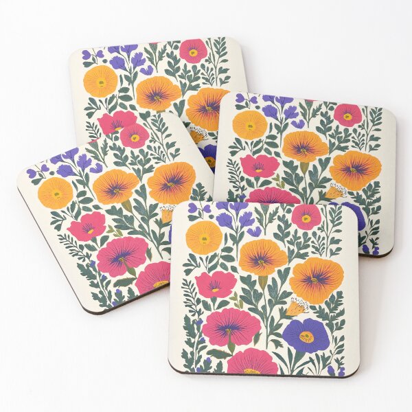 Item preview, Hand-Pressed Flowers Vintage Botanical Print – Nature-Inspired Art designed and sold by Moss and Moon Studio.