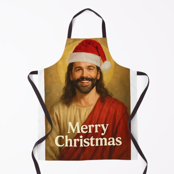 Item preview, Jonathan Van Ness Christmas Icon in Santa Hat designed and sold by Aryabek.