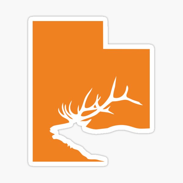 "UTAH ELK Hunting" Sticker by youtaag Redbubble