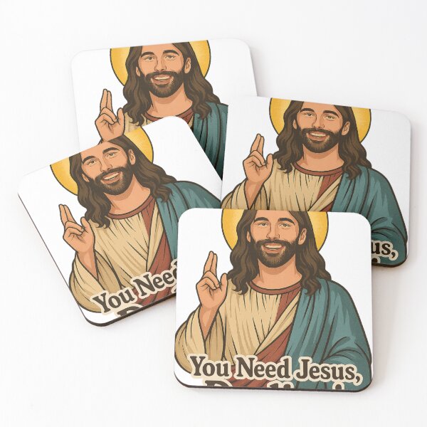 Item preview, Cartoon Jonathan Van Ness You Need Jesus  designed and sold by Aryabek.