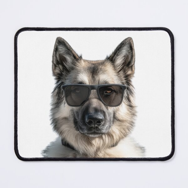 Item preview, Funny cool Norwegian Elkhound Dog wearing sunglasses designed and sold by LazyOwlStore.