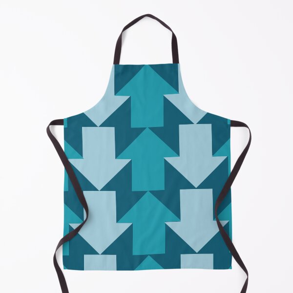 Item preview, Bold Geometric Arrows Pattern in Blue designed and sold by Prints & Wonders.