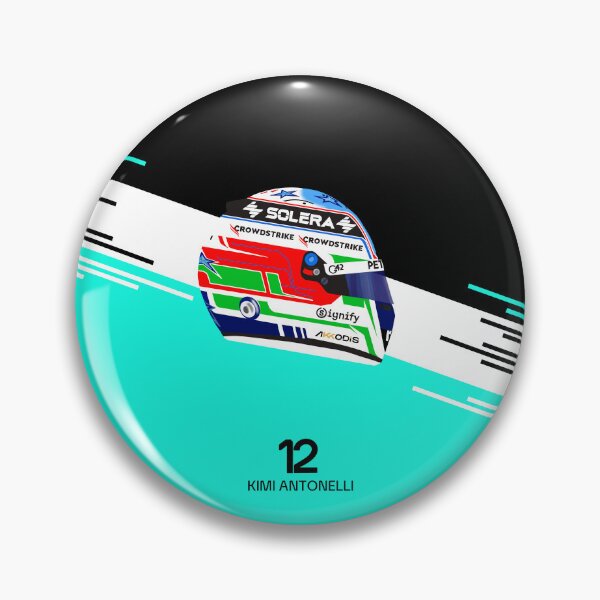 Item preview, Kimi Antenolli F1 2025 helmet inspired  designed and sold by Pink Polar F1.