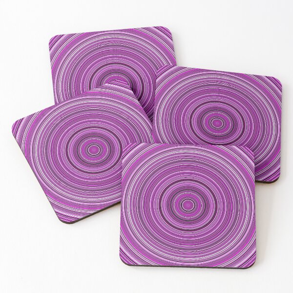 Item preview, Concentric Circles in Purple, Black and White designed and sold by KaSaPo.