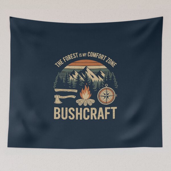 Item preview, The forrest is my comfort zone bushcraft designed and sold by IdeaTree.