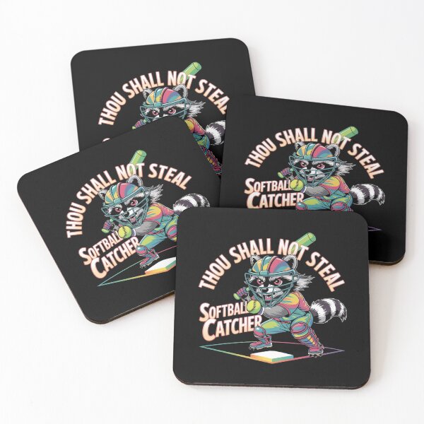 Item preview, Thou Shall Not Steal Softball Catcher designed and sold by TrendsLook.