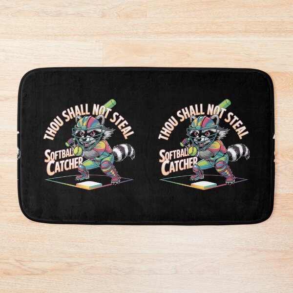 Item preview, Thou Shall Not Steal Softball Catcher designed and sold by TrendsLook.