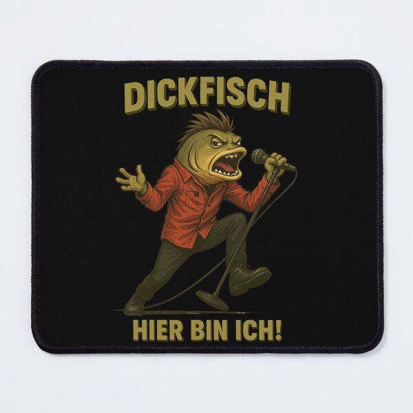 Item preview, Dickfisch as singer "Here I am!" designed and sold by DickfischWear.