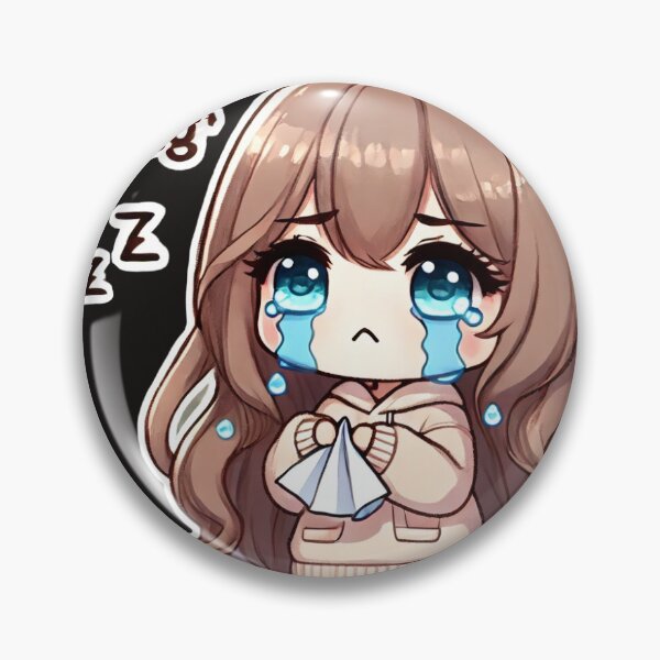 Item preview, Pegatinas de anime llorando designed and sold by Nipada.