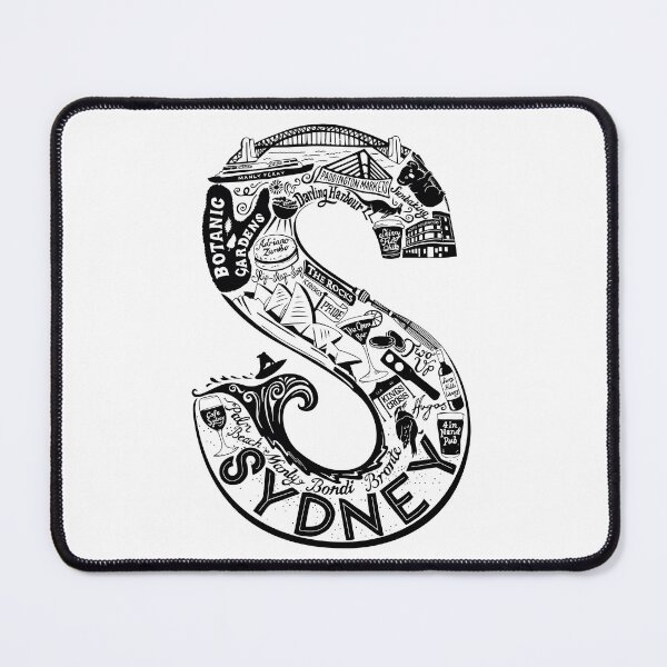 Item preview, Lettering Design Sidney designed and sold by EzequielBC.