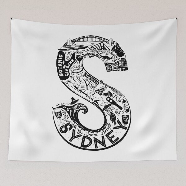 Item preview, Lettering Design Sidney designed and sold by EzequielBC.