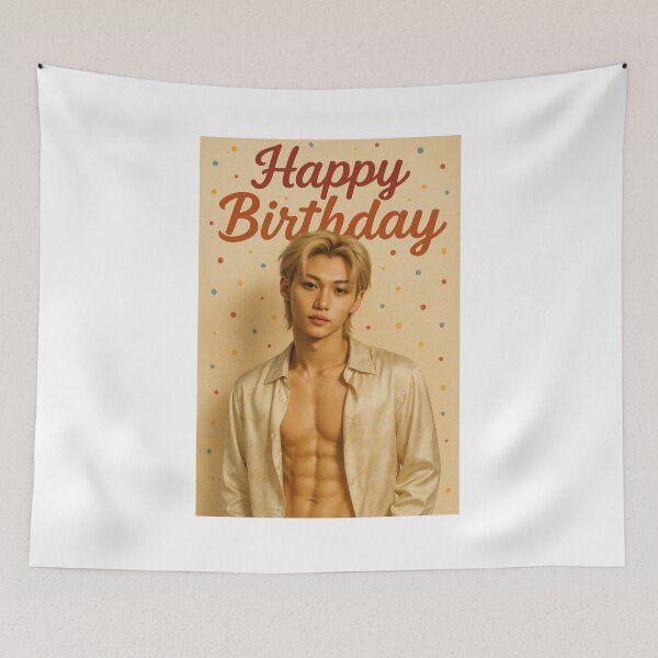 Item preview, Lee Felix Birthday Greetings: Aussie Korean Sunshine & Abs designed and sold by Aryabek.