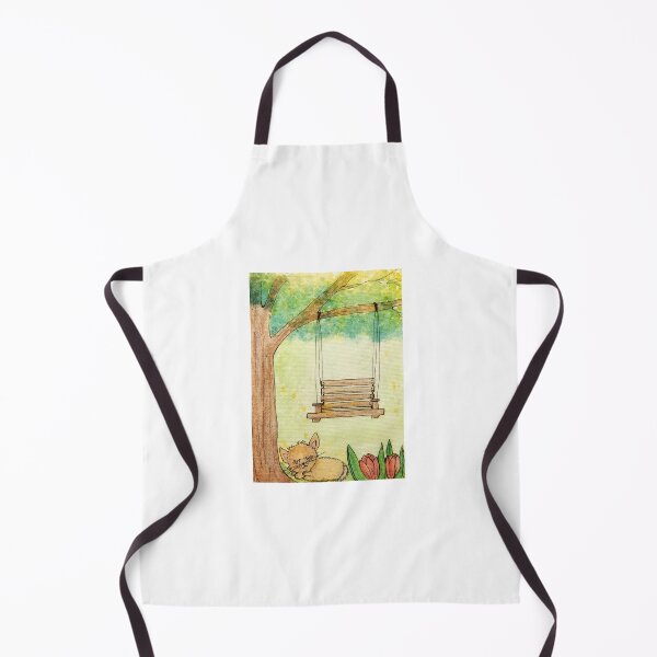 Item preview, Sleepy cat under swing  designed and sold by Paintedhues.