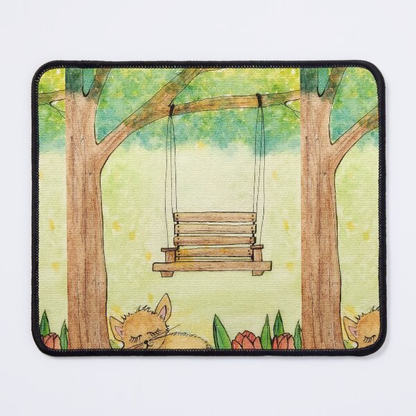 Item preview, Sleepy cat under swing designed and sold by Paintedhues.