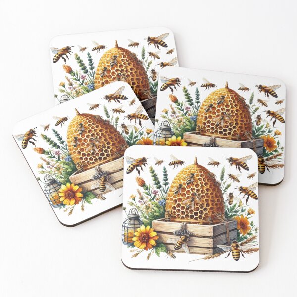 Item preview, Honey Bee Love THREE: Beekeeper Gift   designed and sold by fredgarden8.