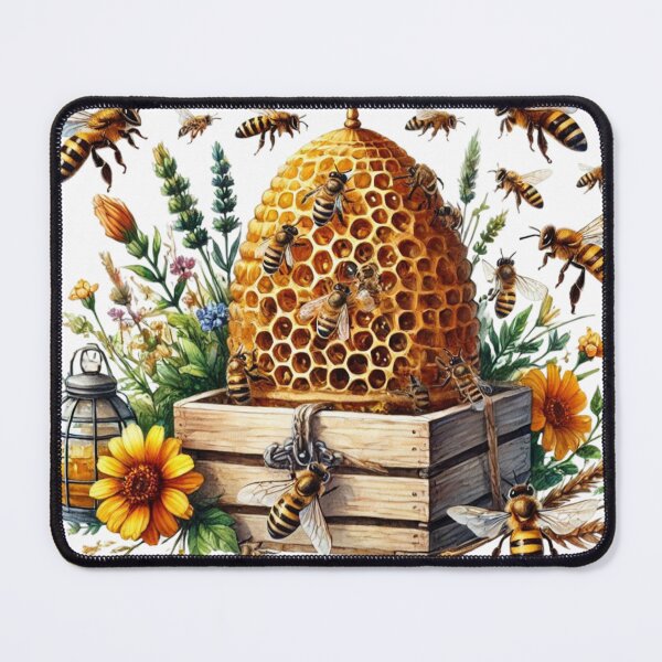 Item preview, Honey Bee Love THREE: Beekeeper Gift designed and sold by fredgarden8.