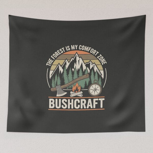 Item preview, The forest is my comfort zone bushcraft designed and sold by IdeaTree.