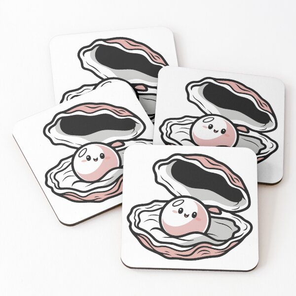 Item preview, Cute Kawaii Pearl in an Open Shell designed and sold by WildlifeInc.