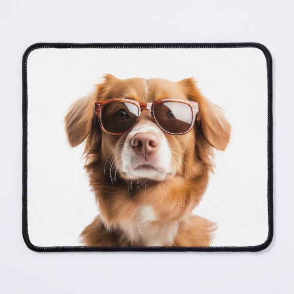 Item preview, Funny cool Nova Scotia Duck Tolling Retriever Dog wearing sunglasses designed and sold by LazyOwlStore.