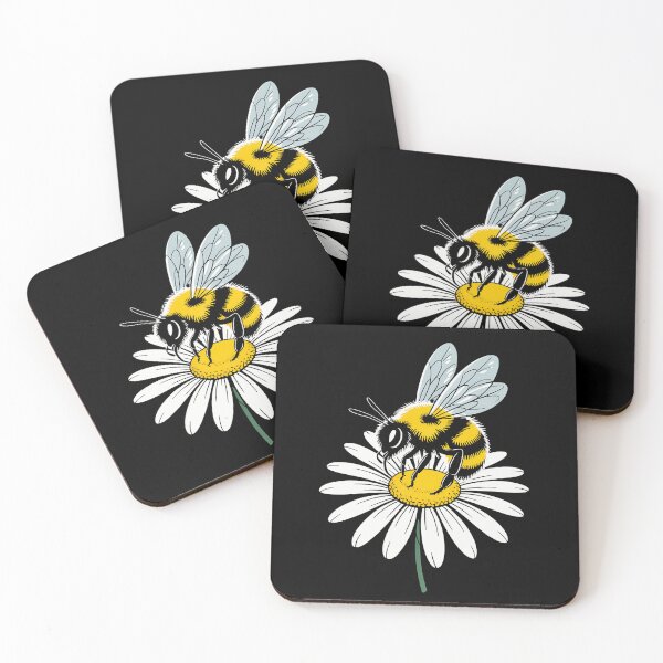 Item preview, Floral Honey Bees Honey Bee Fun Honey Bee National Honey Bee Day designed and sold by SlocifieShop.