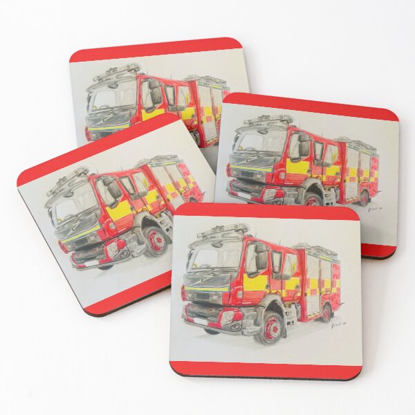 Item preview, Northern Ireland Fire truck  designed and sold by Truck drawing art.