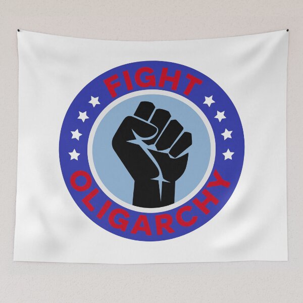 Item preview, Fight Oligarchy designed and sold by Angry Swan Designs.
