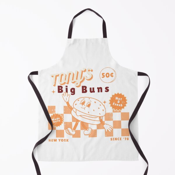 Item preview, Tony's Big Buns / Retro Burger Tee designed and sold by BearArt101.