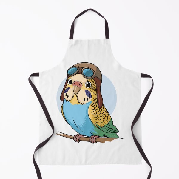 Item preview, Periquito Kawaii: Ilustración de un lindo periquito designed and sold by WildlifeInc.