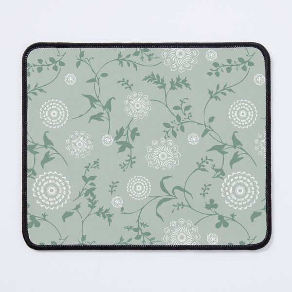 Item preview, Grand floral ramage green designed and sold by Alessandro Remo Mazzoni Remotextiles.
