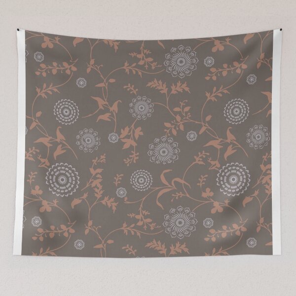 Item preview, Copy of Grand floral ramage rose designed and sold by Alessandro Remo Mazzoni Remotextiles.
