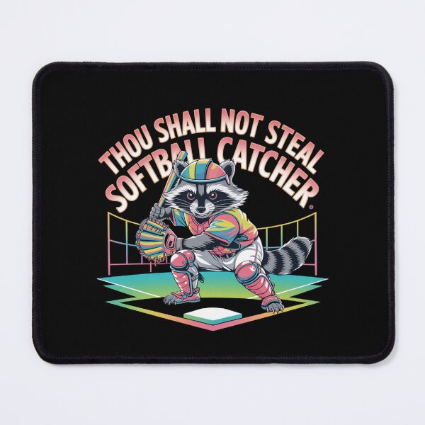 Item preview, Thou Shall Not Steal Softball Catcher designed and sold by TrendsLook.